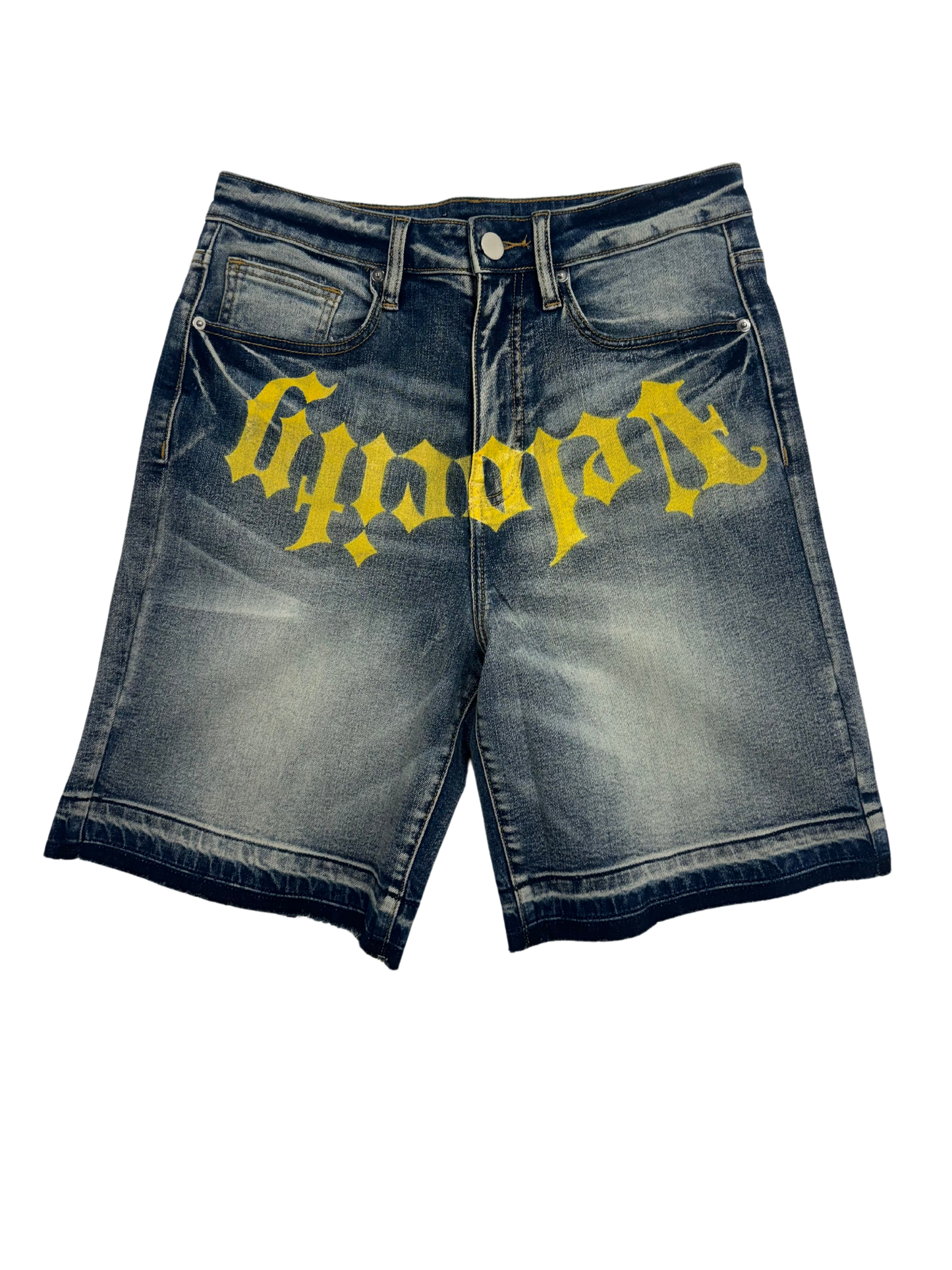 VS JORTS YELLOW LETTERING